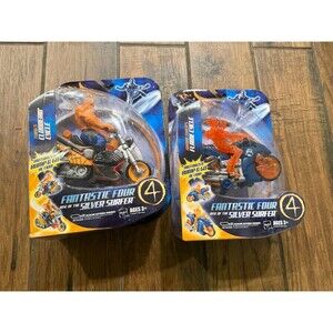 NEW 2006 Marvel Rise of the Silver Surfer Bump Cycle And Clobbering Cycle